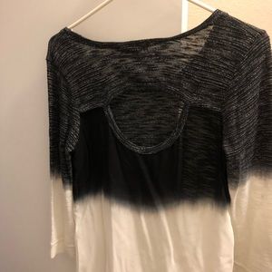 Black and white shirt from Nordstrom by Language.